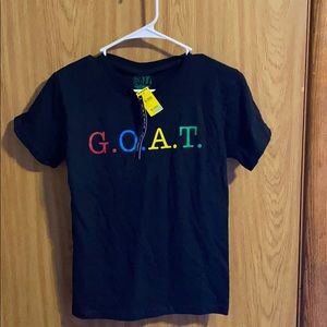 black G.O.A.T. shirt